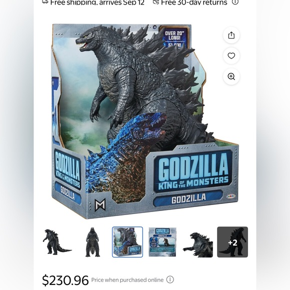 Godzilla King of the Monsters Godzilla Deluxe Action Figure